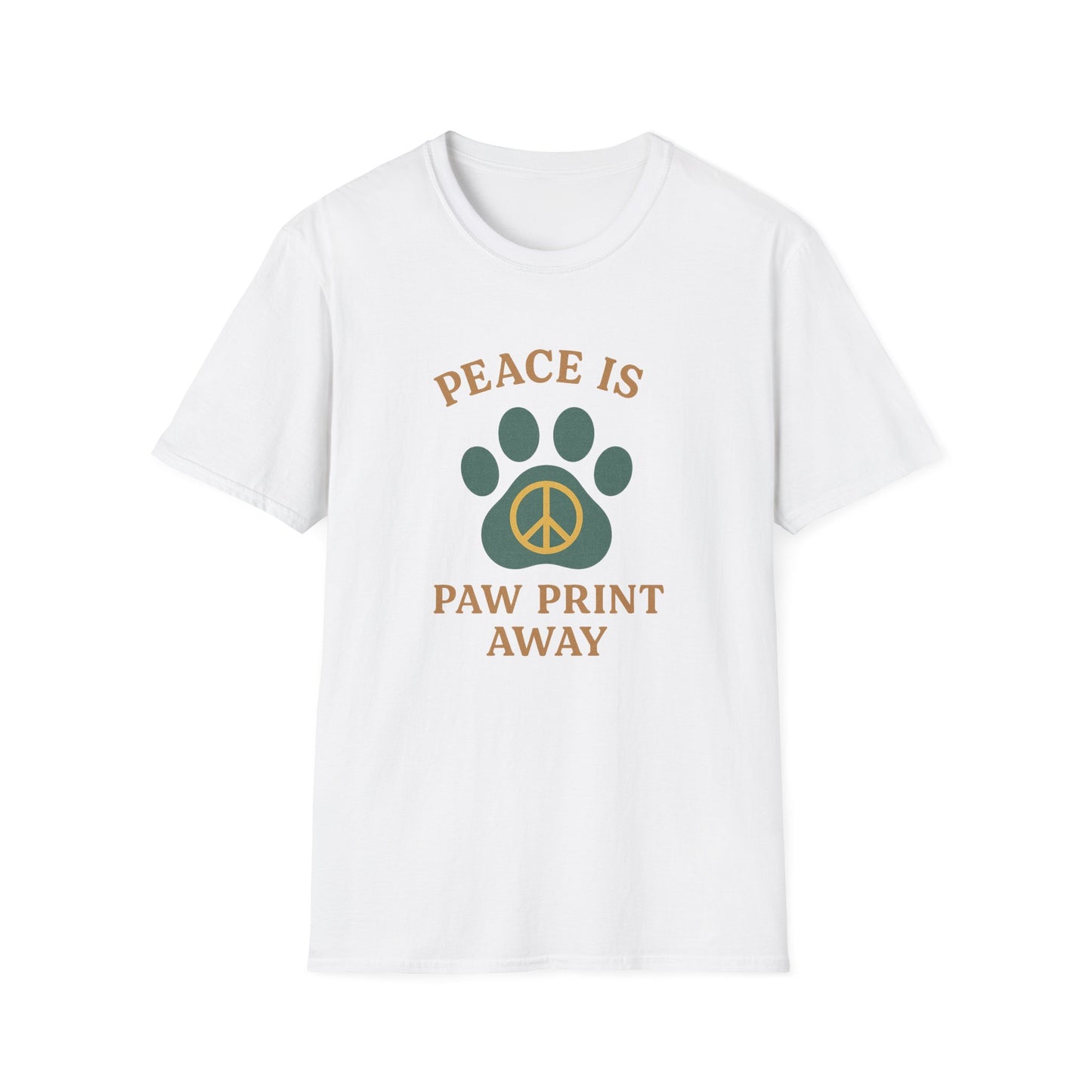 Peace Is Paw Print Away T-Shirt