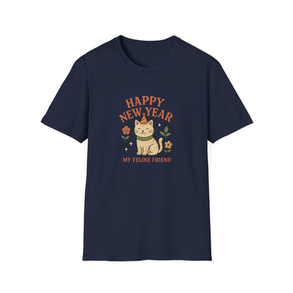 Happy New Year My Feline Friend T-Shirt