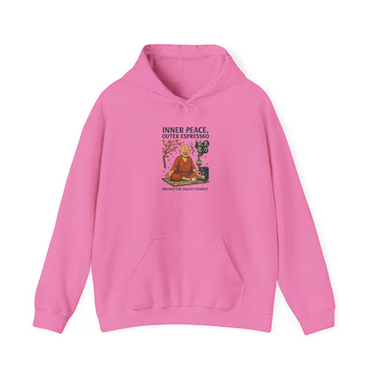 Inner Peace, Outer Espresso Hoodie