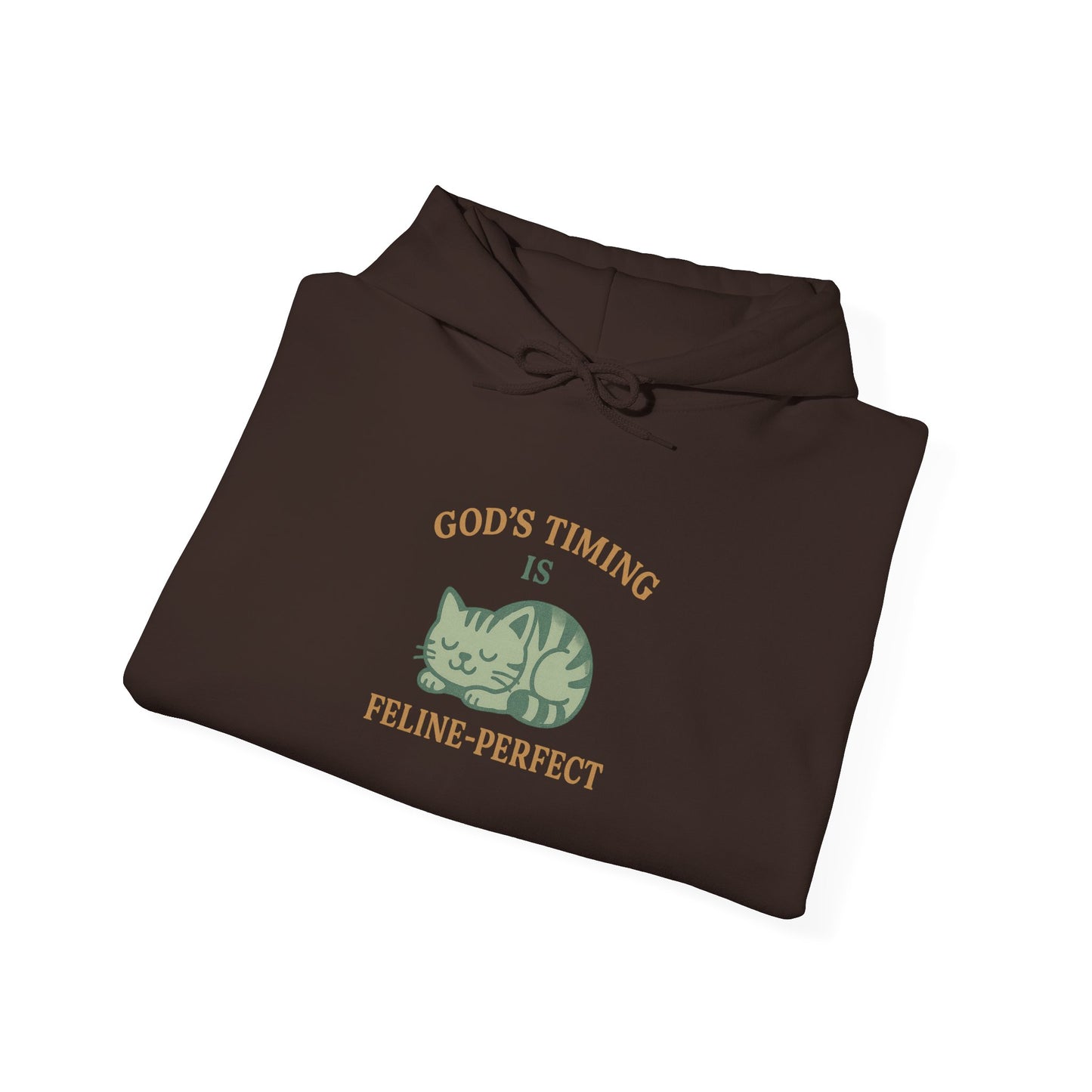 God’s Timing Is Feline-Perfect Hoodie