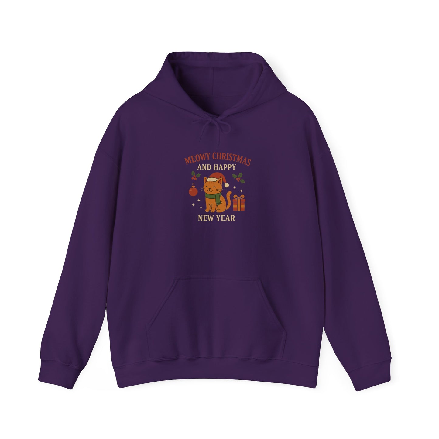 Meowy Christmas and Happy New Year Hoodie