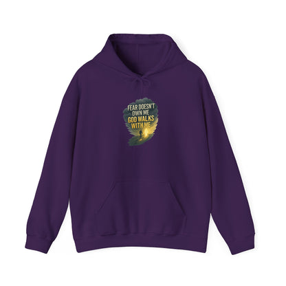 Fear Doesn’t Own Me God Walks With Me  Hoodie