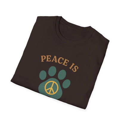 Peace Is Paw Print Away T-Shirt