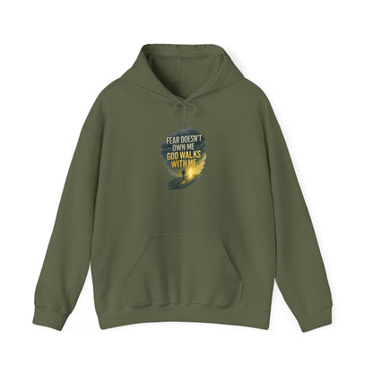 Fear Doesn’t Own Me God Walks With Me  Hoodie