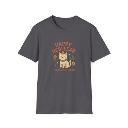 Happy New Year My Feline Friend T-Shirt