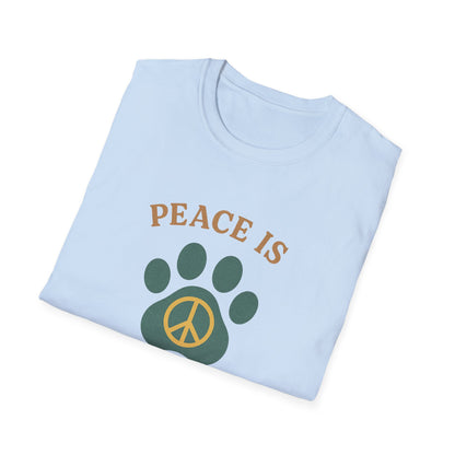 Peace Is Paw Print Away T-Shirt