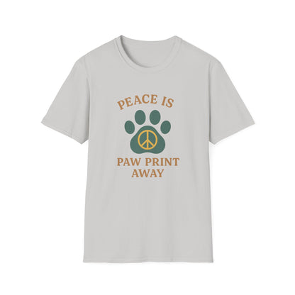 Peace Is Paw Print Away T-Shirt