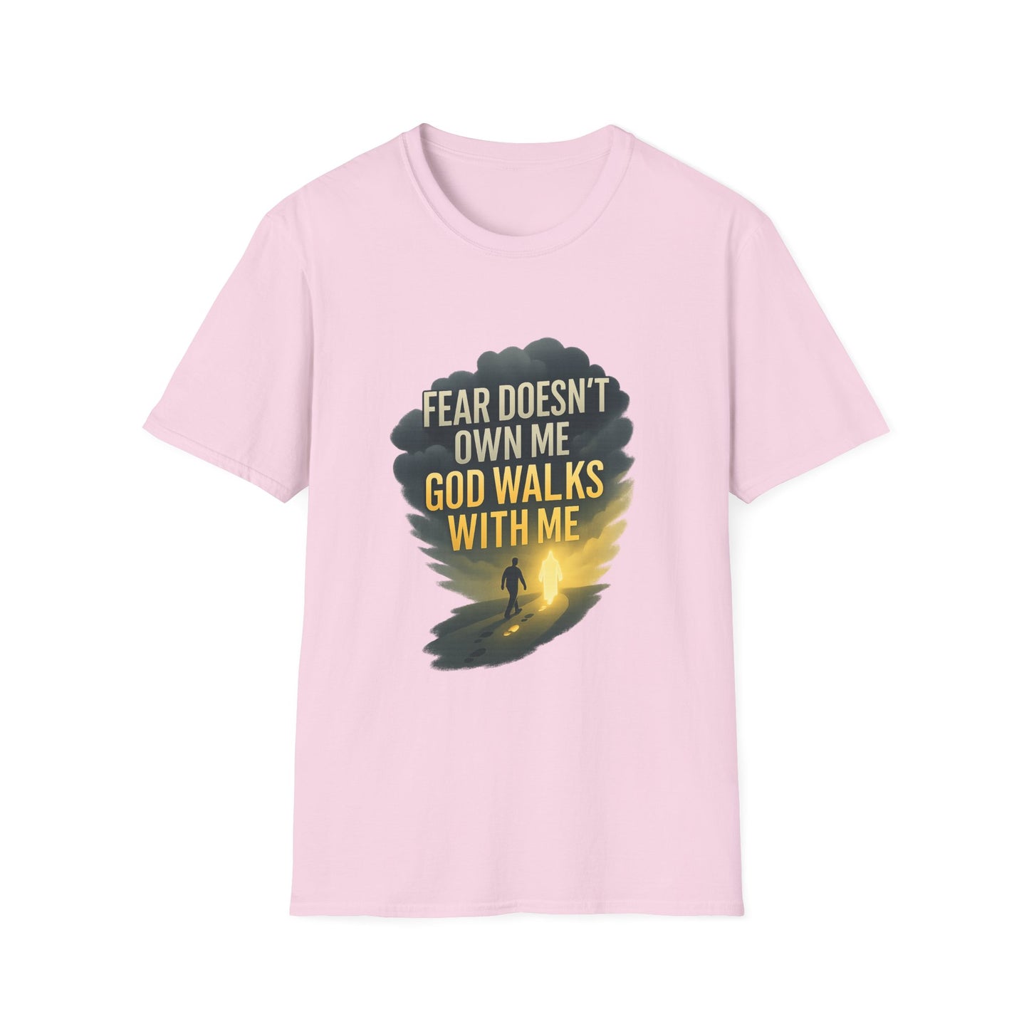 Fear Doesn’t Own Me God Walks With Me T-Shirt