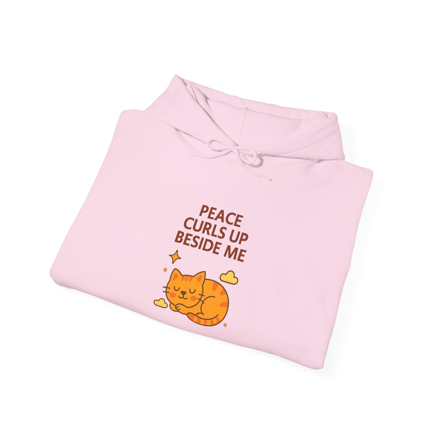 Peace Curls up Beside Me Hoodie