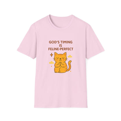 God’s Timing Is Feline-Perfect T-Shirt