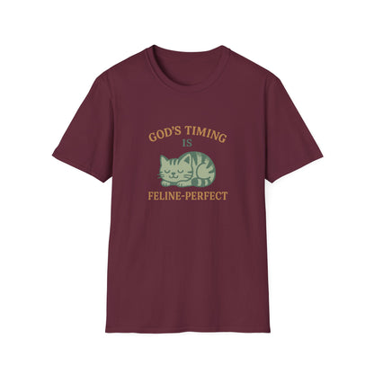 God’s Timing Is Feline-Perfect T-Shirt