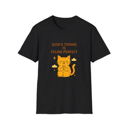 God’s Timing Is Feline-Perfect T-Shirt