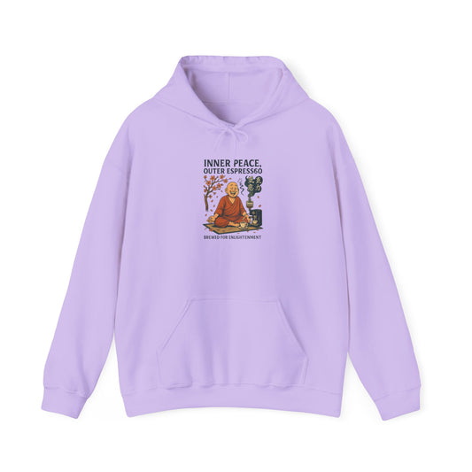 Inner Peace, Outer Espresso Hoodie