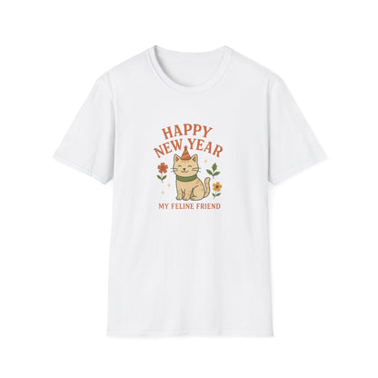 Happy New Year My Feline Friend T-Shirt