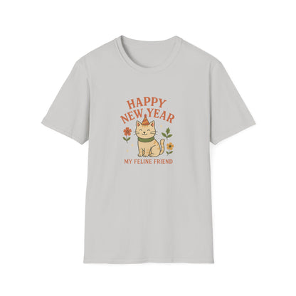 Happy New Year My Feline Friend T-Shirt