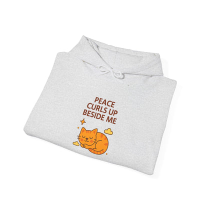 Peace Curls up Beside Me Hoodie
