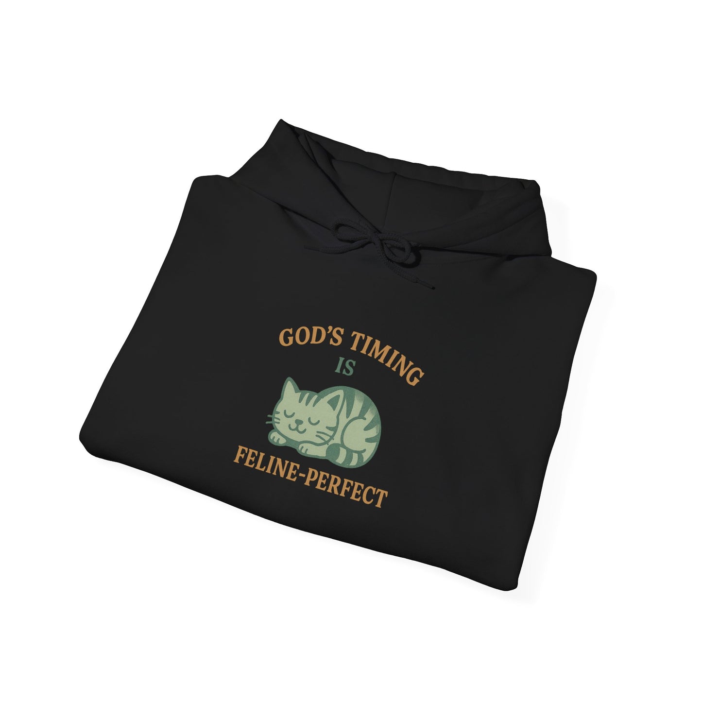 God’s Timing Is Feline-Perfect Hoodie