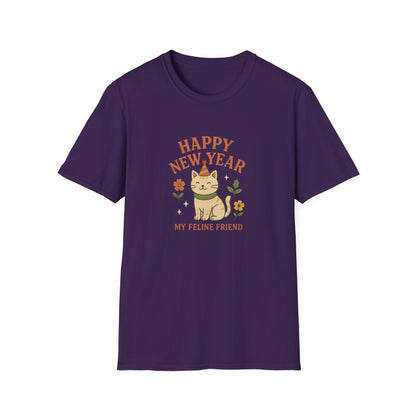 Happy New Year My Feline Friend T-Shirt