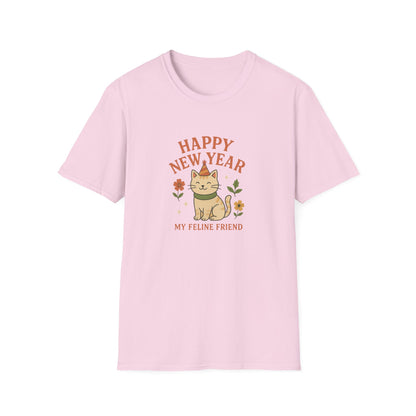 Happy New Year My Feline Friend T-Shirt