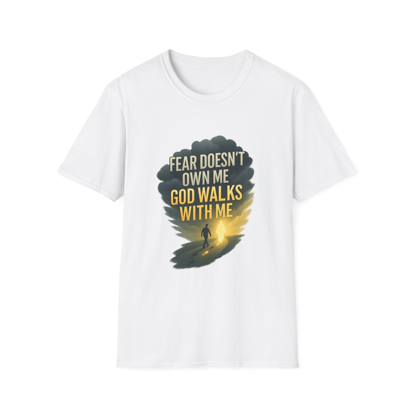 Fear Doesn’t Own Me God Walks With Me T-Shirt