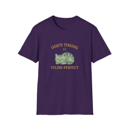 God’s Timing Is Feline-Perfect T-Shirt
