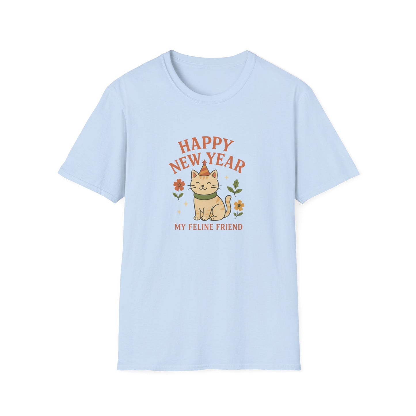 Happy New Year My Feline Friend T-Shirt