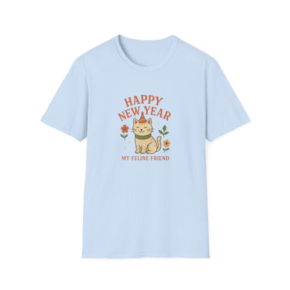 Happy New Year My Feline Friend T-Shirt