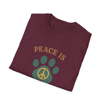 Peace Is Paw Print Away T-Shirt