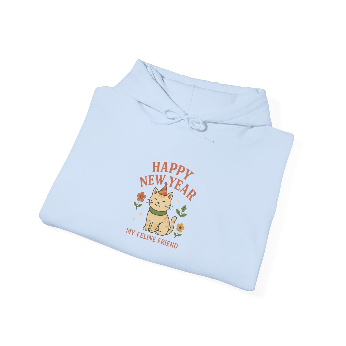 Happy New Year My Feline Friend Hoodie