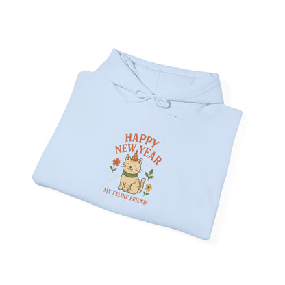 Happy New Year My Feline Friend Hoodie