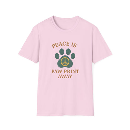 Peace Is Paw Print Away T-Shirt