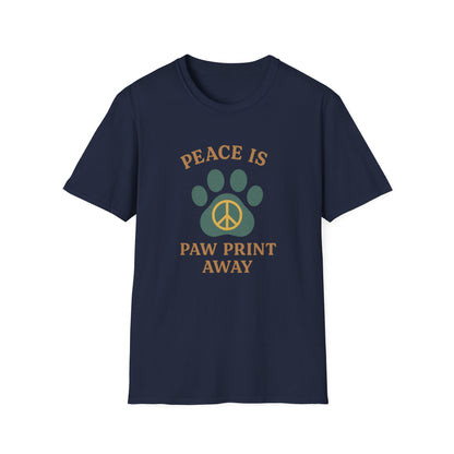 Peace Is Paw Print Away T-Shirt
