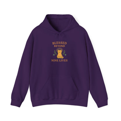 Blessed Beyond Nine Lives  Hoodie