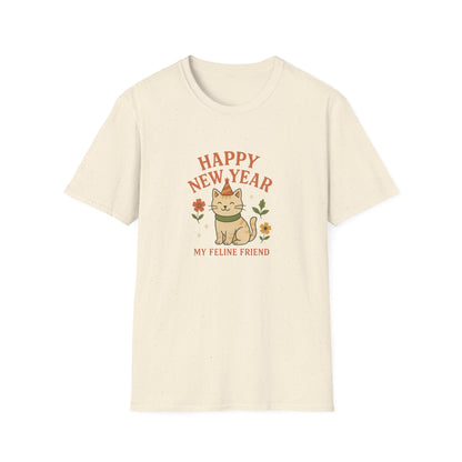 Happy New Year My Feline Friend T-Shirt