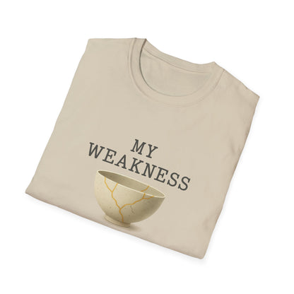 My Weakness Is God’s Canvas T-Shirt