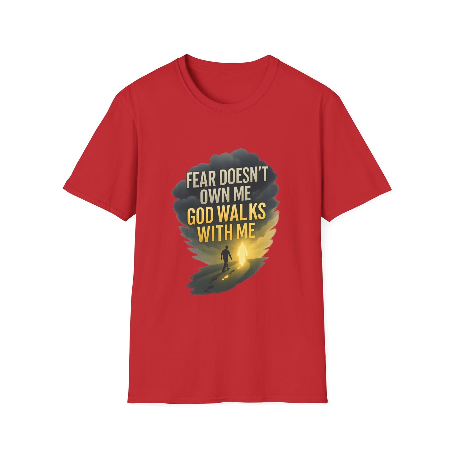 Fear Doesn’t Own Me God Walks With Me T-Shirt
