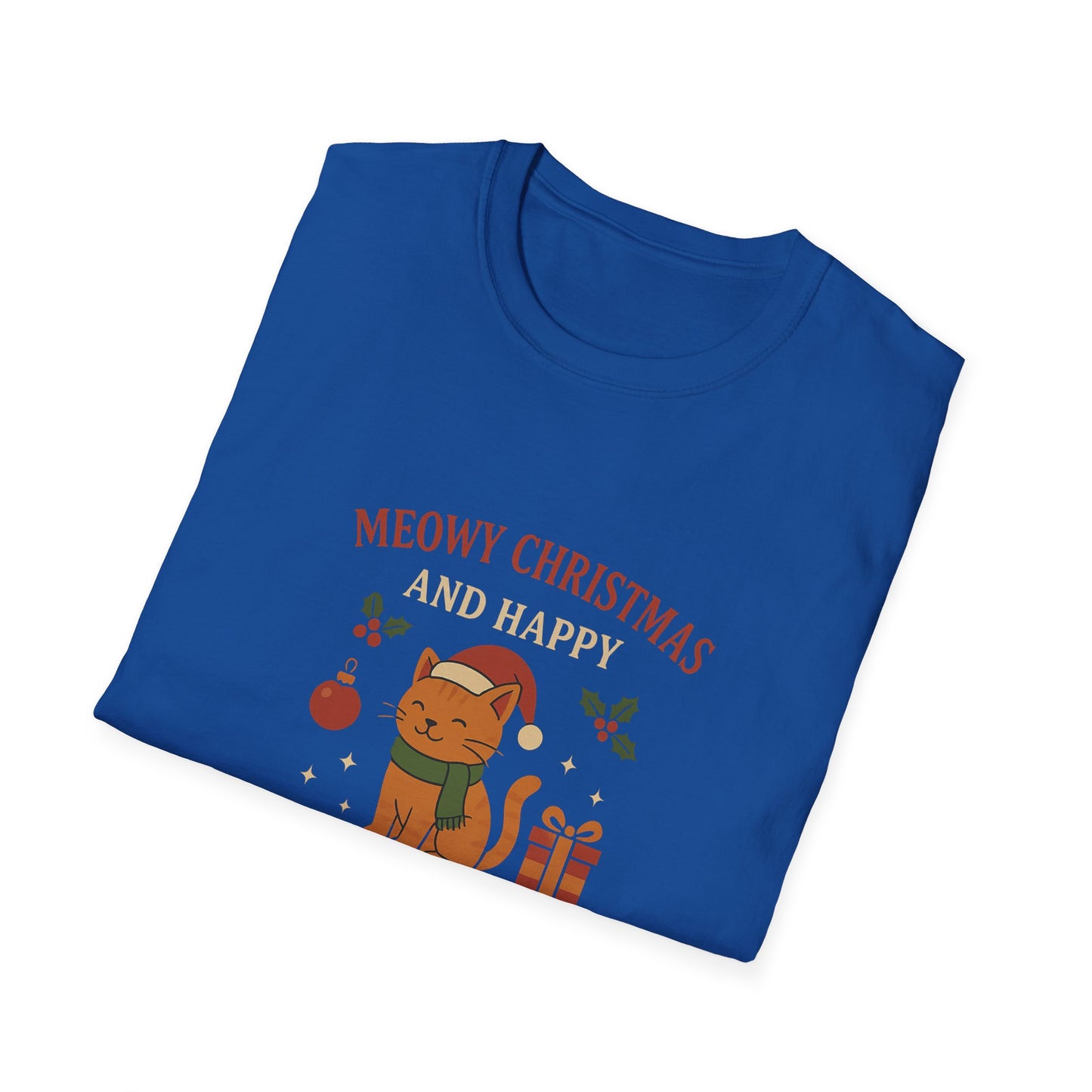 Meowy Christmas and Happy New Year T-Shirt