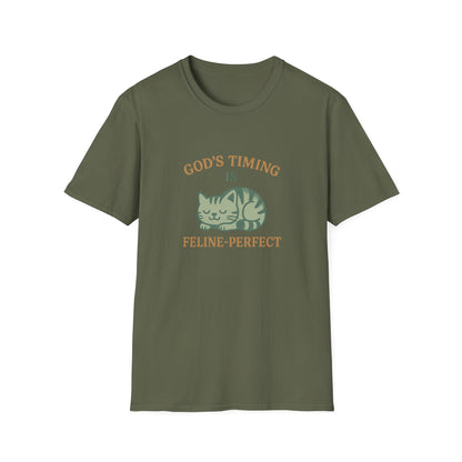 God’s Timing Is Feline-Perfect T-Shirt