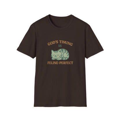 God’s Timing Is Feline-Perfect T-Shirt