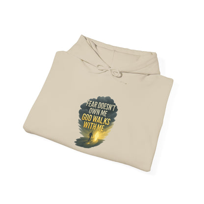 Fear Doesn’t Own Me God Walks With Me  Hoodie