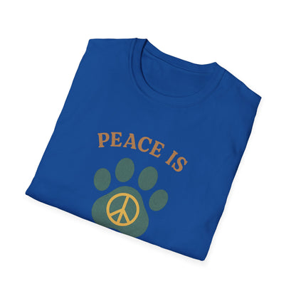 Peace Is Paw Print Away T-Shirt
