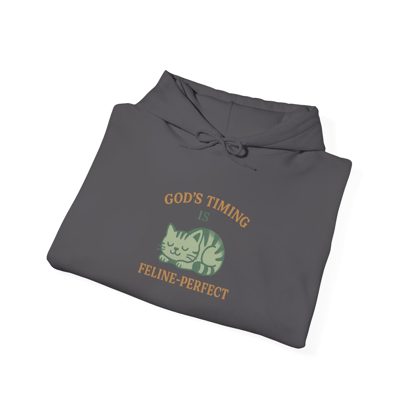 God’s Timing Is Feline-Perfect Hoodie