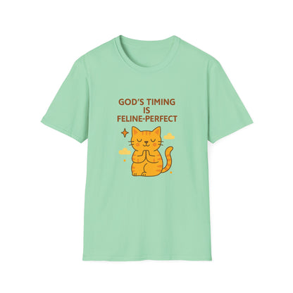 God’s Timing Is Feline-Perfect T-Shirt