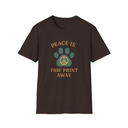 Peace Is Paw Print Away T-Shirt