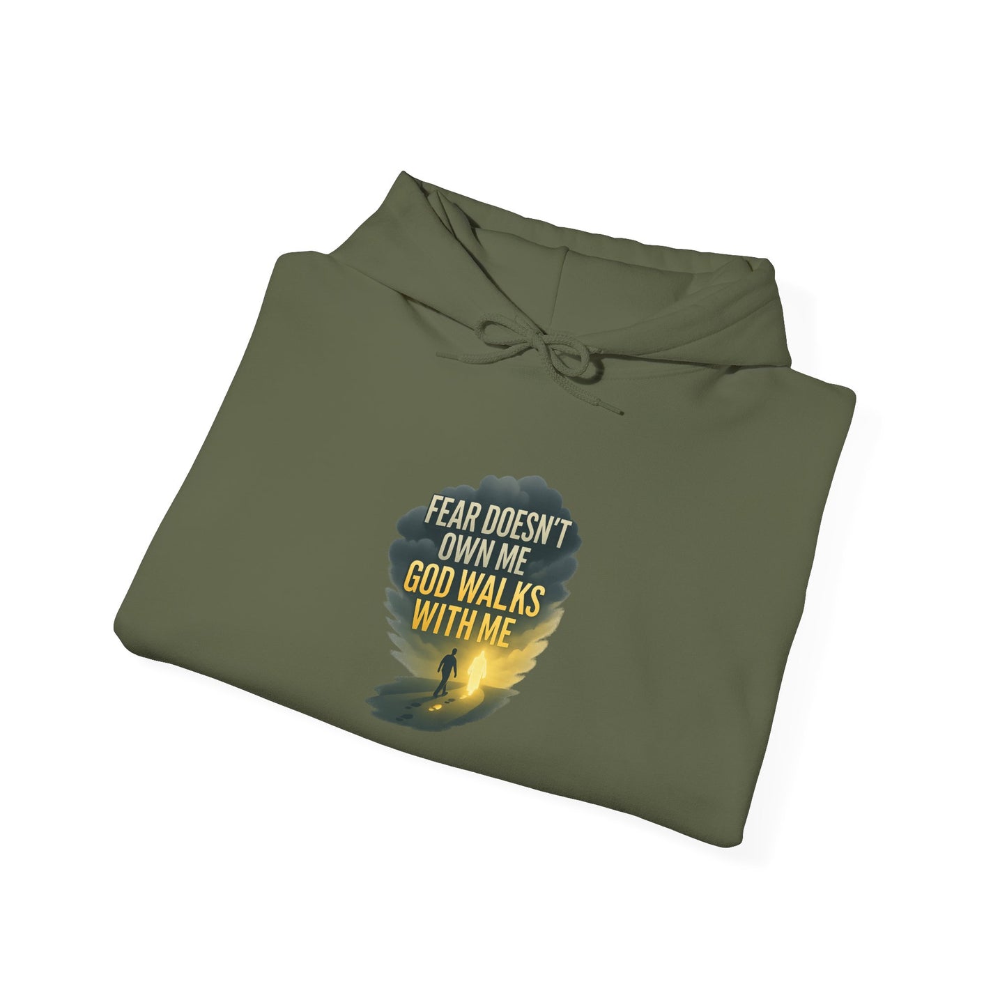 Fear Doesn’t Own Me God Walks With Me  Hoodie