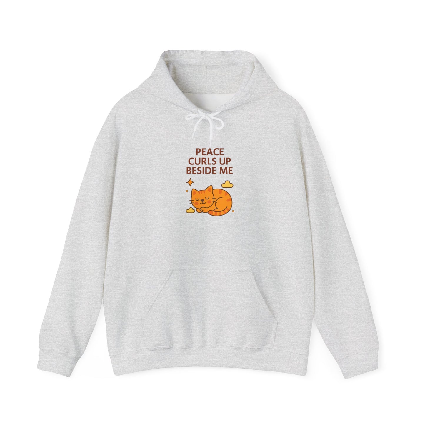 Peace Curls up Beside Me Hoodie