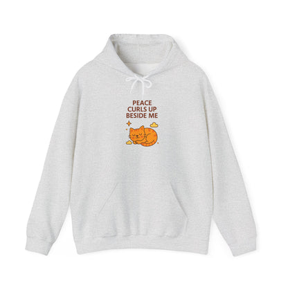 Peace Curls up Beside Me Hoodie