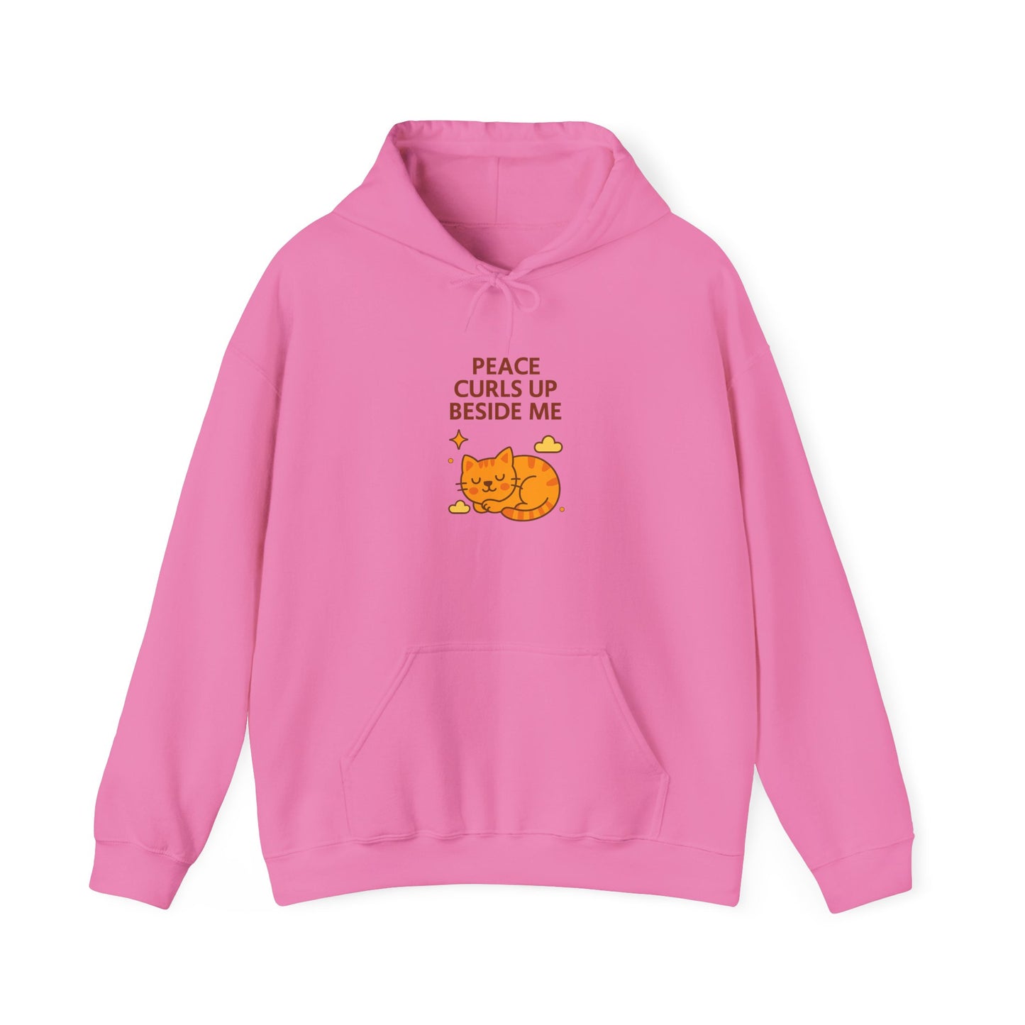 Peace Curls up Beside Me Hoodie