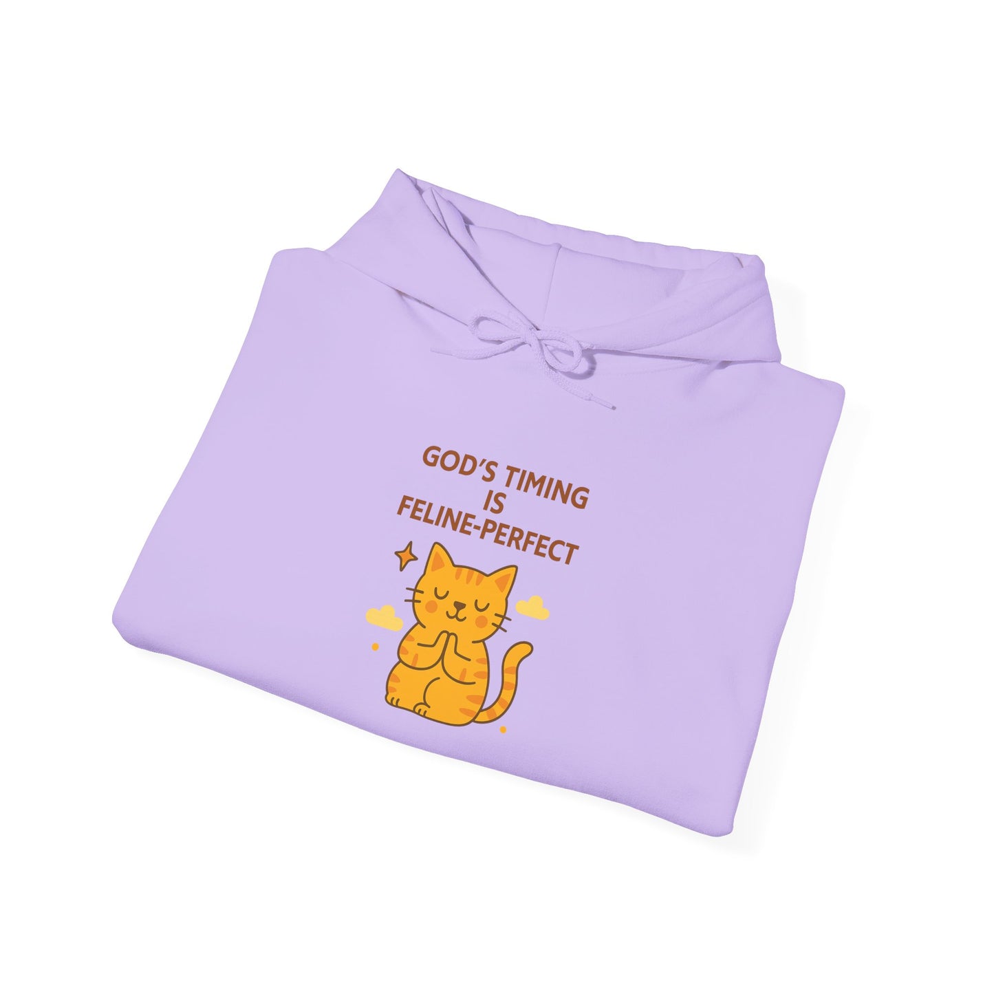 God’s Timing Is Feline-Perfect Hoodie