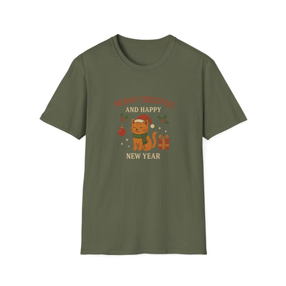 Meowy Christmas and Happy New Year T-Shirt